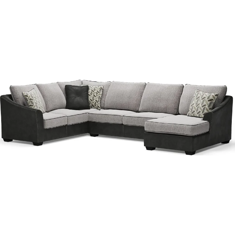 Bilgray 3 Piece Sectional - Pewter