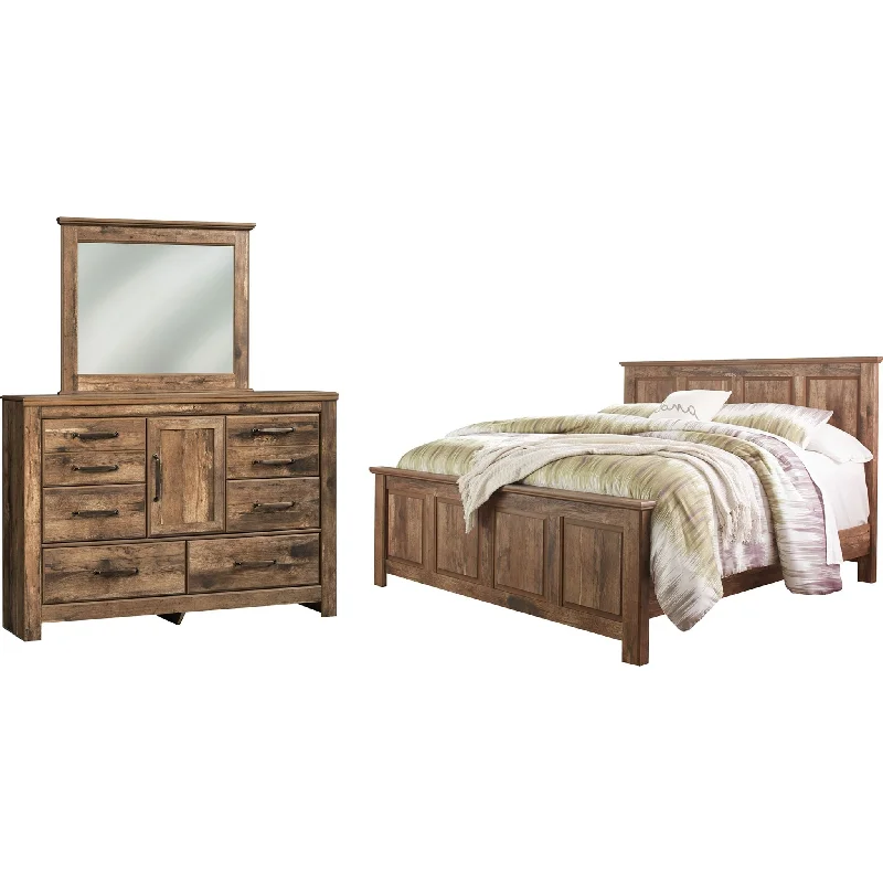 Blaneville 5 Piece Bedroom Package - Brown