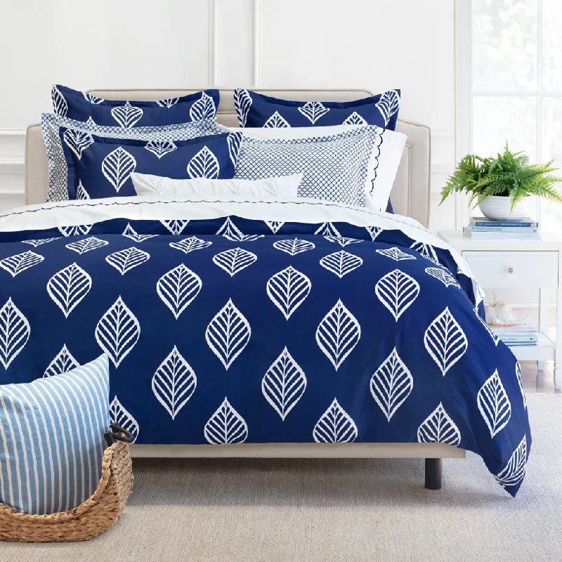 Blue Waverly Duvet Cover