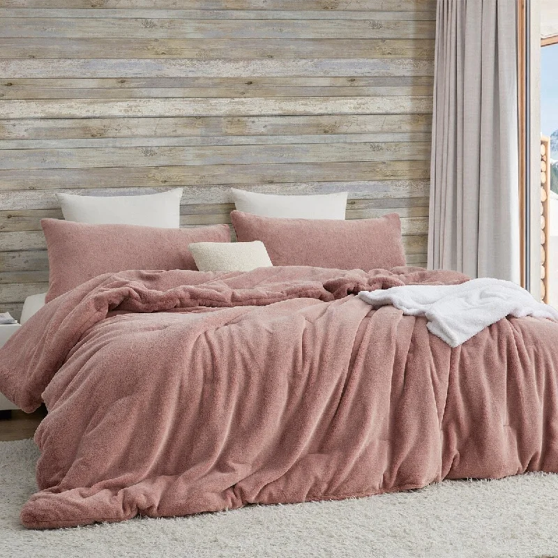 Buttercream Chunky Bunny - Coma Inducer® Oversized Comforter Set - Canyon Clay