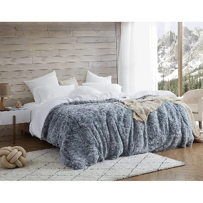 Chommie Weighted Coma Inducer® Comforter - Are You Kidding - Frosted Navy Gray