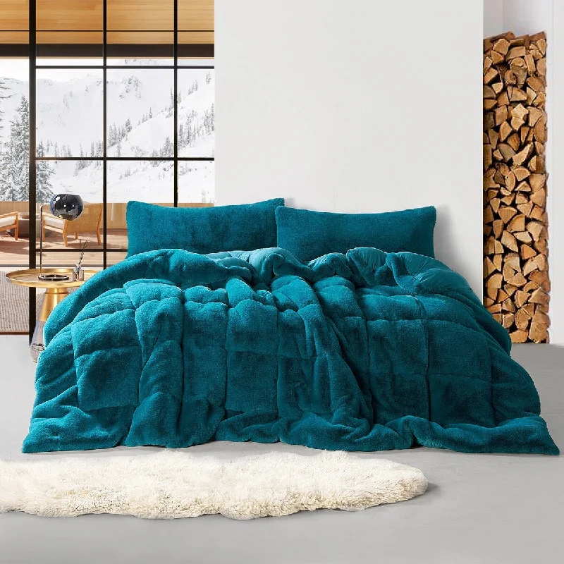 Chunky Bunny Yoga - Coma Inducer® Oversized Comforter - Real Teal