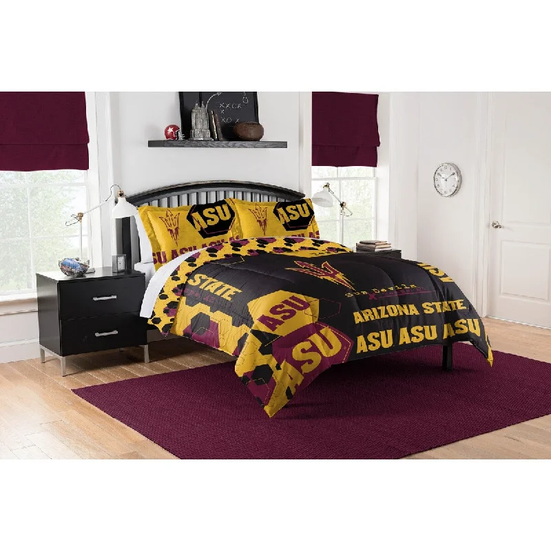 COL 849 Arizona State Hexagon Take F/Q Comforter Set