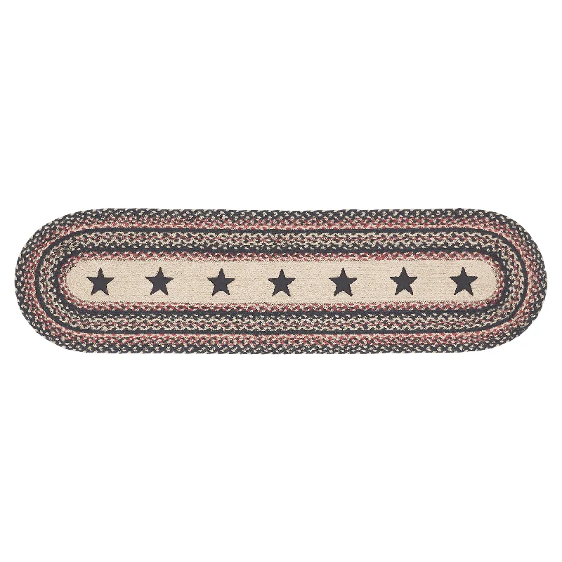 Colonial Star Jute Oval Runner 13x48