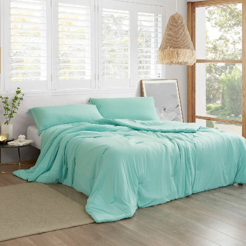 Cool It Boi - Coma Inducer® Oversized Comforter Set - Aqua Ocean Green