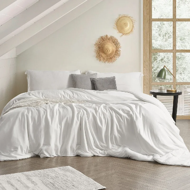 Cooler Than Cool - Coma Inducer® Oversized Comforter Set - Real White