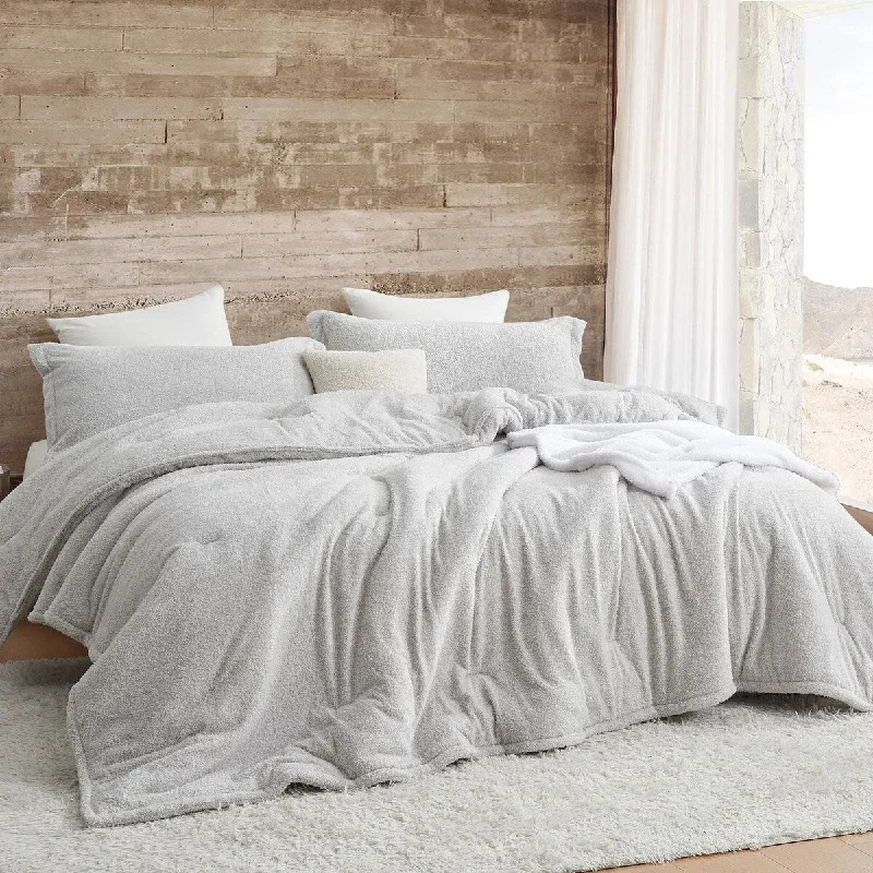 Cozy Moody - Coma Inducer® Oversized Comforter Set - Light Gray