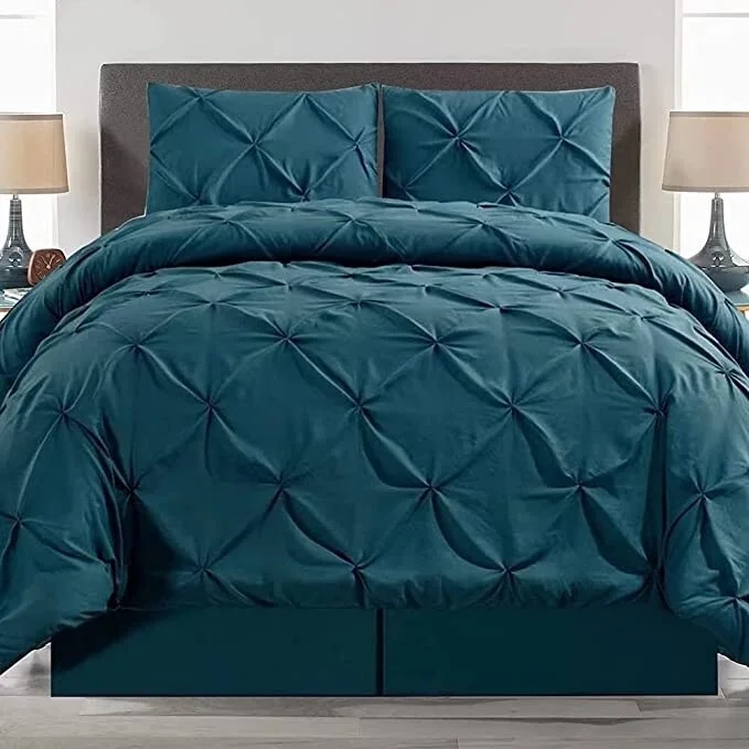 DCP Bedding Comforter Set,Deep Green