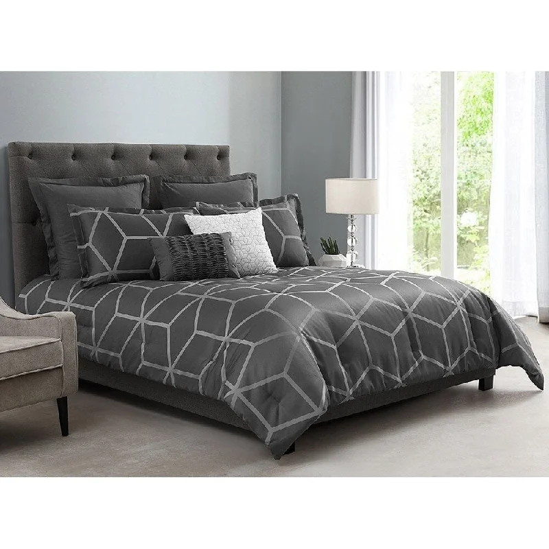 Diamonds 5-piece Jacquard Comforter Set