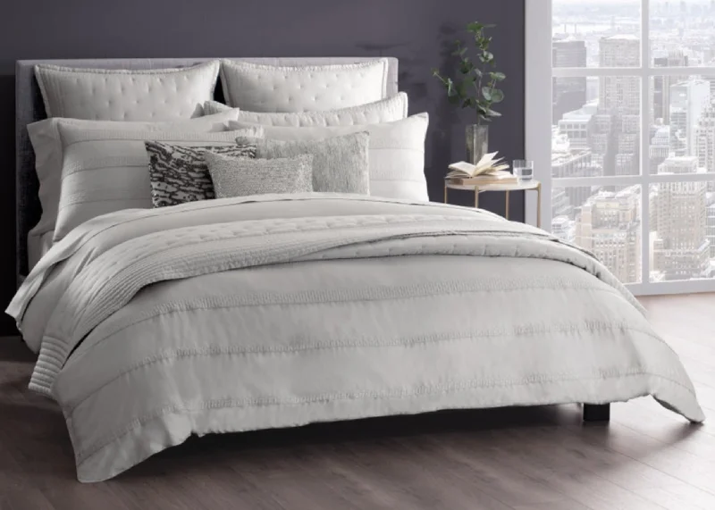 Donna Karan "Silky Stripe" Duvet Cover and Pillowcase