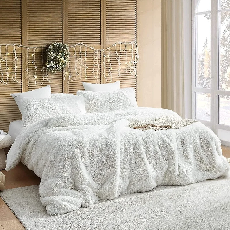 Don't Blame Us - Coma Inducer® Oversized Comforter Set - White