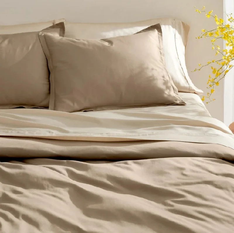 Duvet Cover 600TC Heavenly - Dark Beige