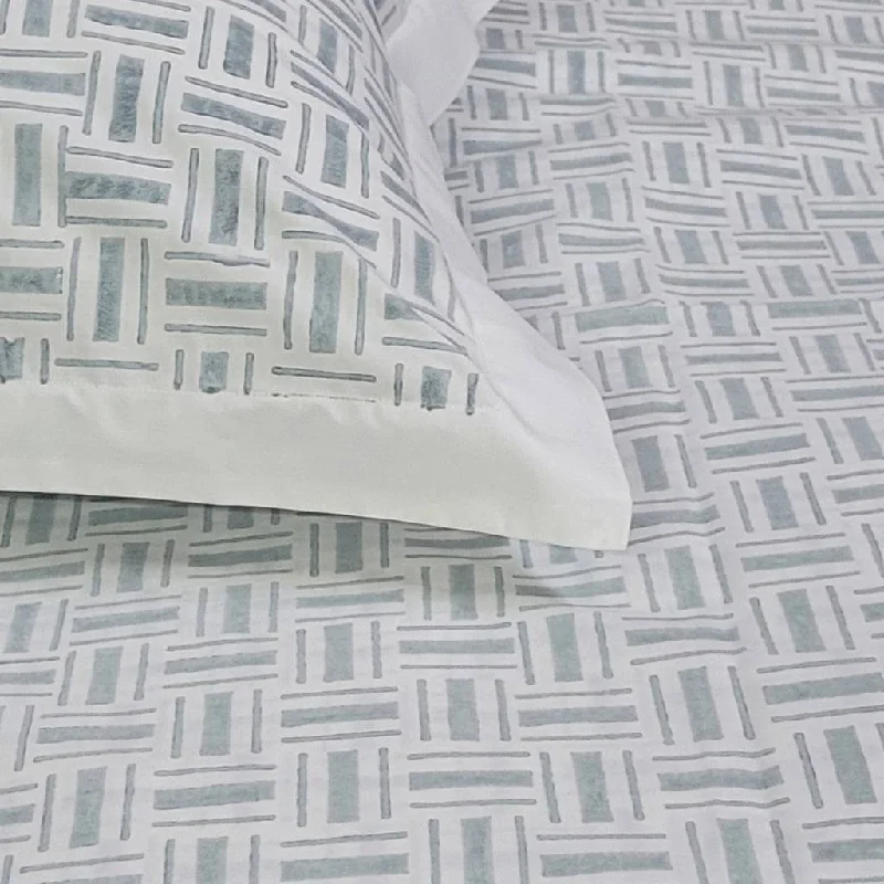 Duvet Cover Hand Block Printed- Crossroads