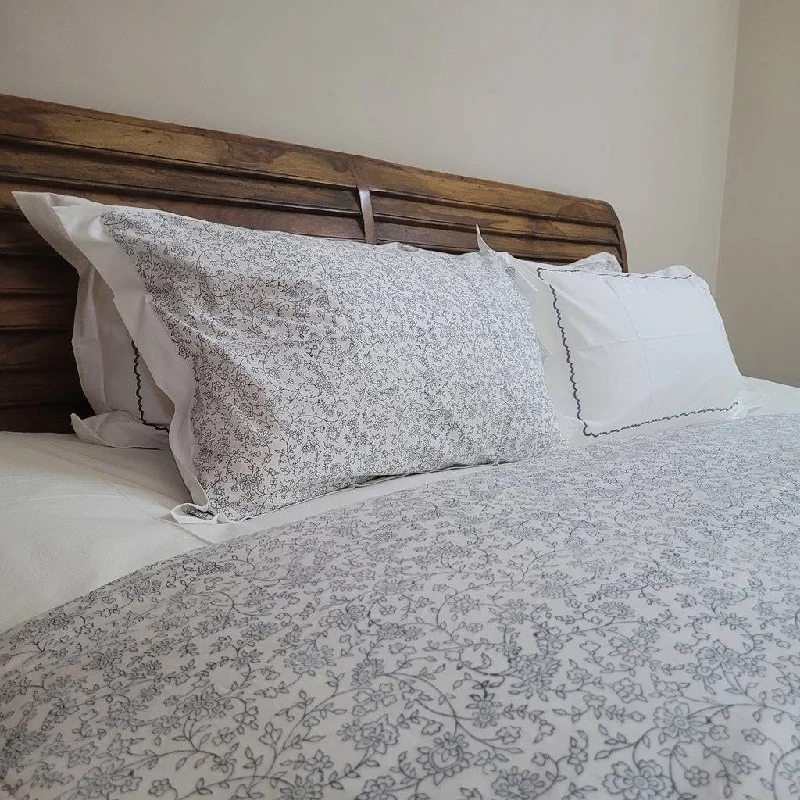 Duvet Cover Hand Block Printed - Forest