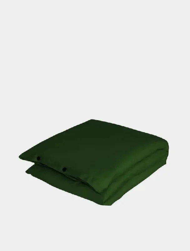 Duvet Cover in Forest Green (Eucalyptus Silk)