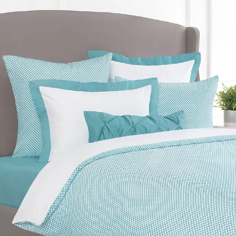 Edie Turquoise Duvet Cover