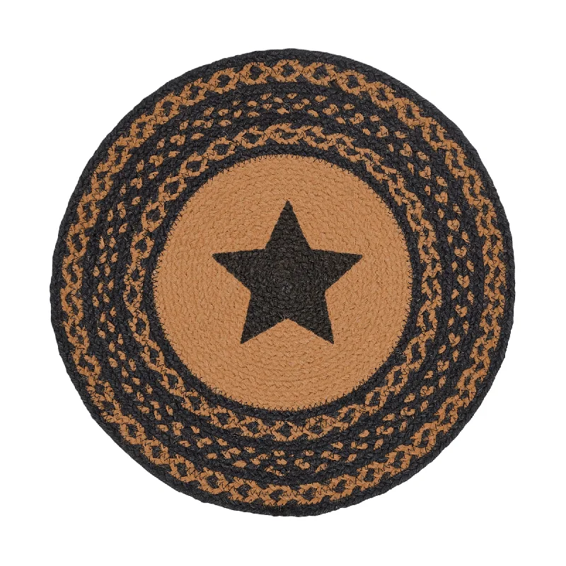 Farmhouse Jute Trivet Stencil Star 15