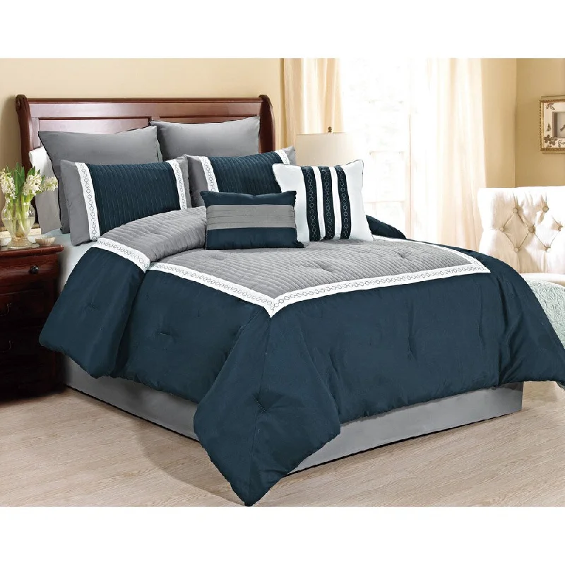 Fashion Street Giornali 8-piece Comforter Set