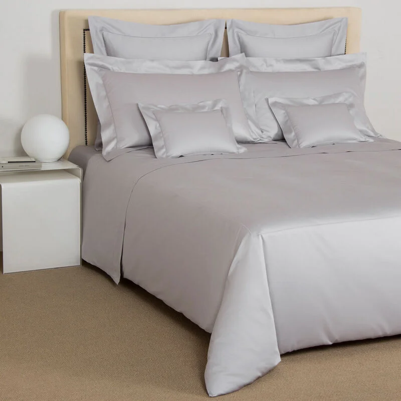 Frette | Single Ajour Queen Duvet Cover - Grey Cliff