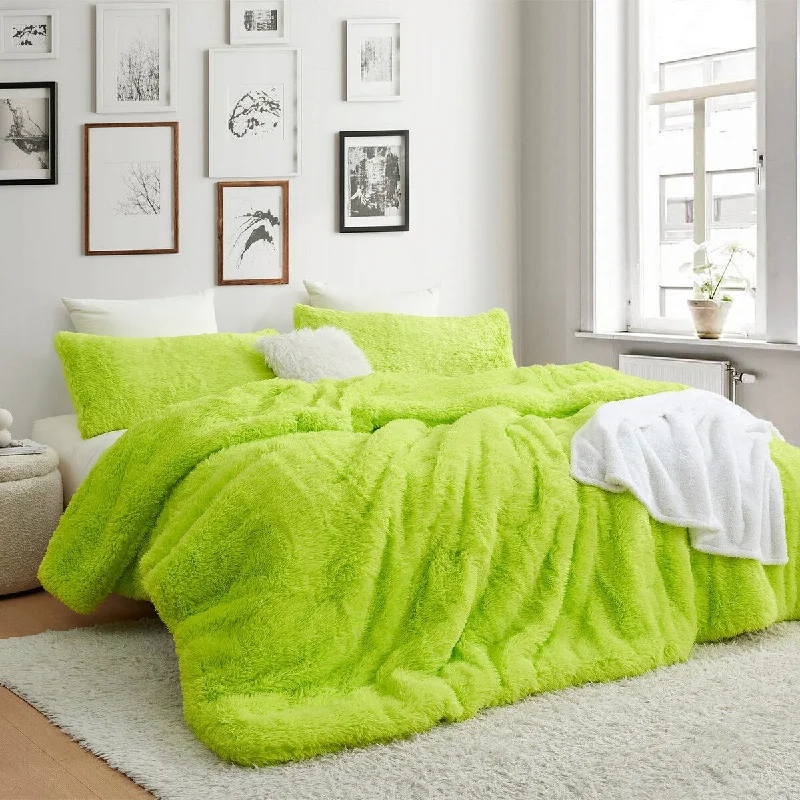 Full of Fluff - Coma Inducer® Oversized Comforter Set - Green Screen