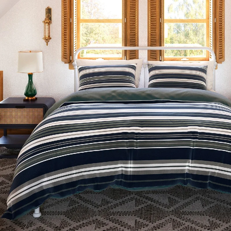 G.H. Bass & Co. Cypress Stripe Comforter Set