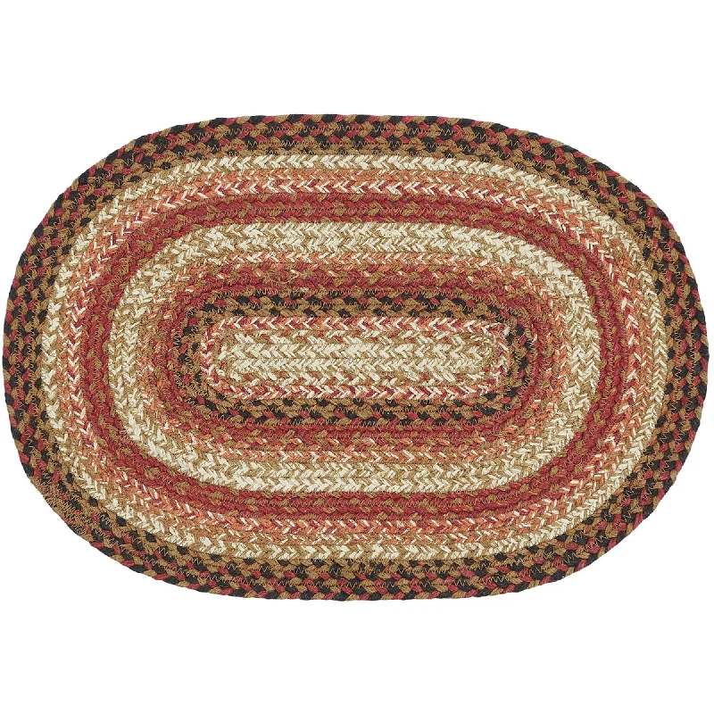 Ginger Spice Jute Oval Placemat 12x18