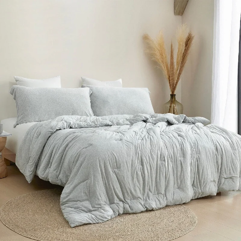 Glacier - Coma Inducer® Oversized Comforter Set - Frosty Gray