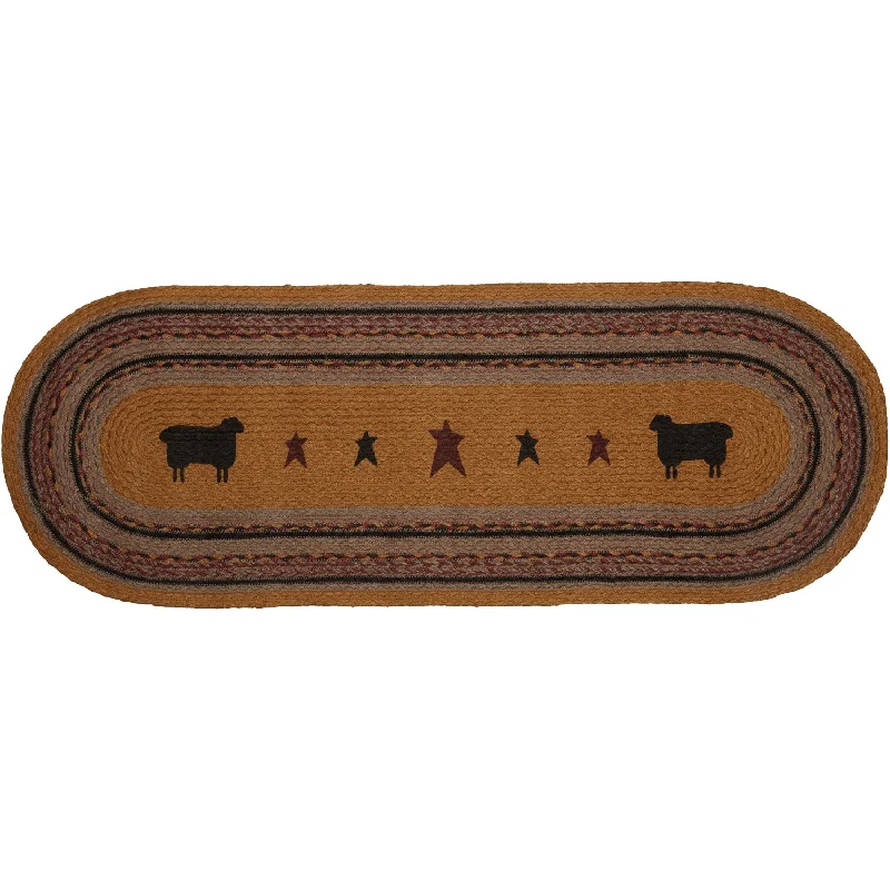 Heritage Farms Sheep Jute Runner 13x36