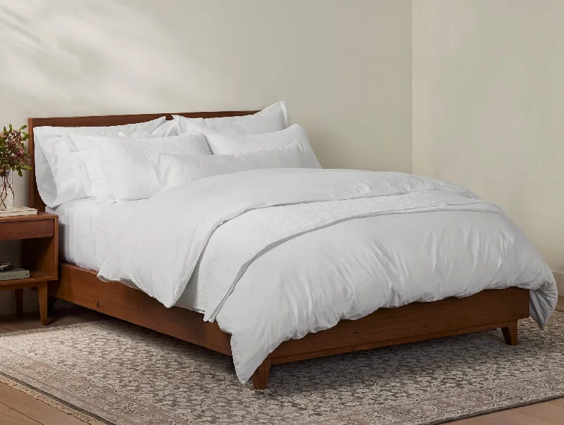 Heritage Organic Percale Duvet Set