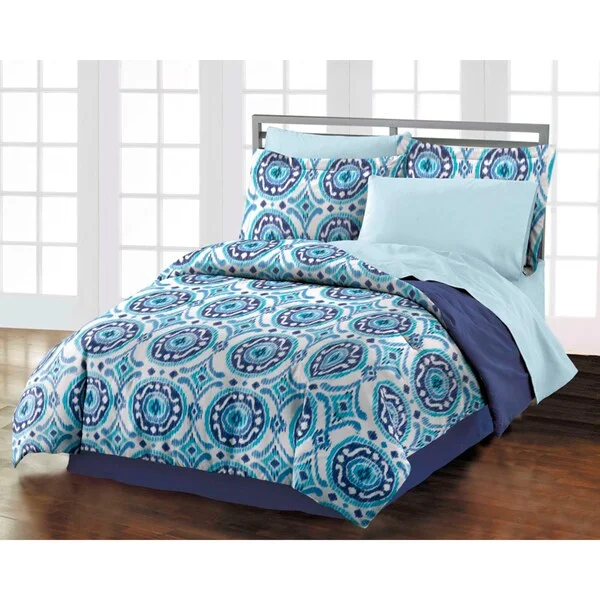 Istanbul 4-piece Comforter Set with Bedskirt