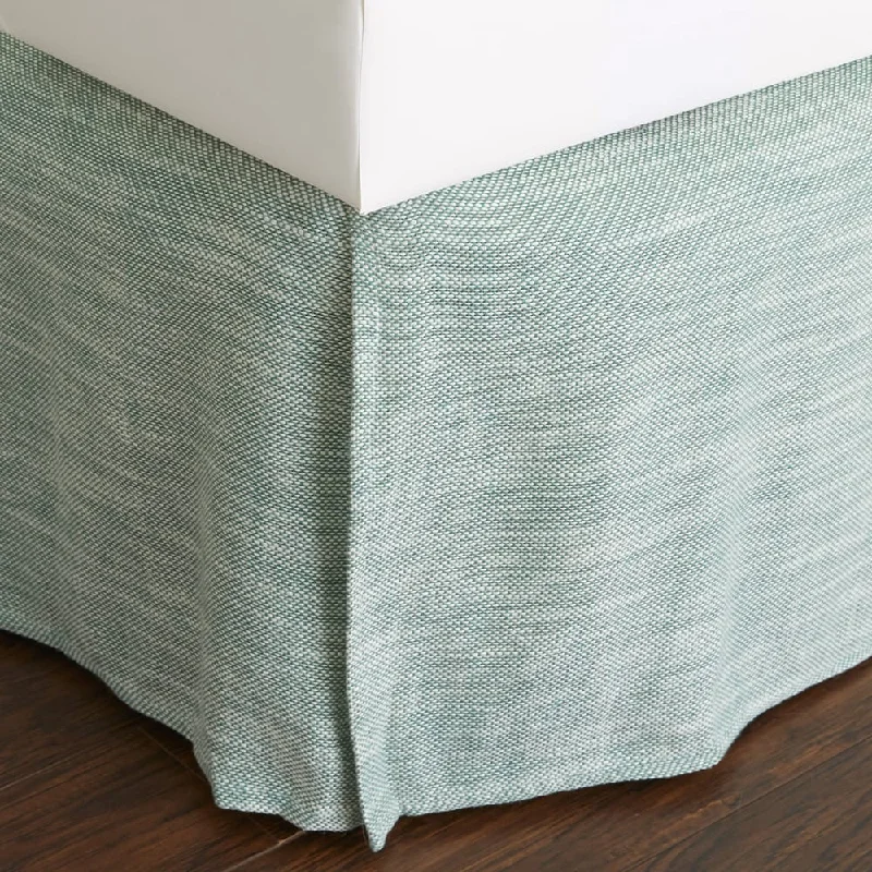 Jaccob Teal 18-inch Drop 3 Piece Tuck In Bed Skirt