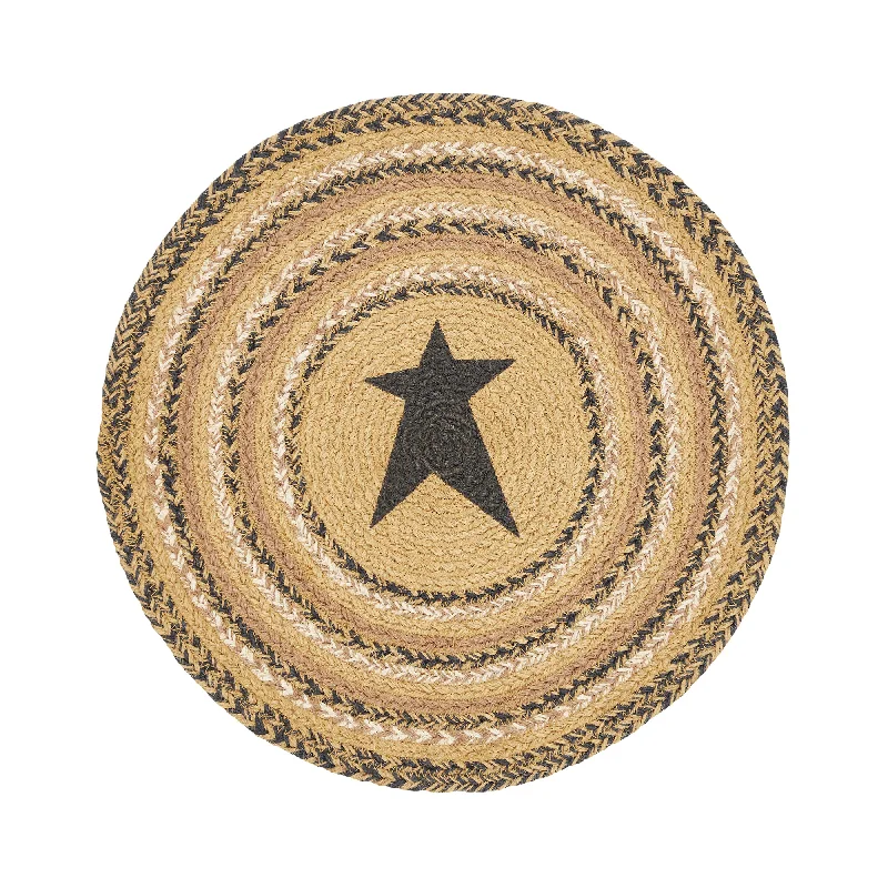 Kettle Grove Jute Trivet Stencil Star 15