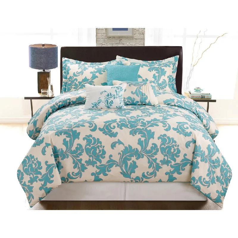 Laila 6-Piece King-size Comforter Set