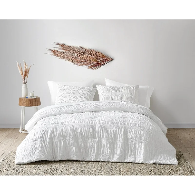 Laine Seersucker 7 piece comforter set