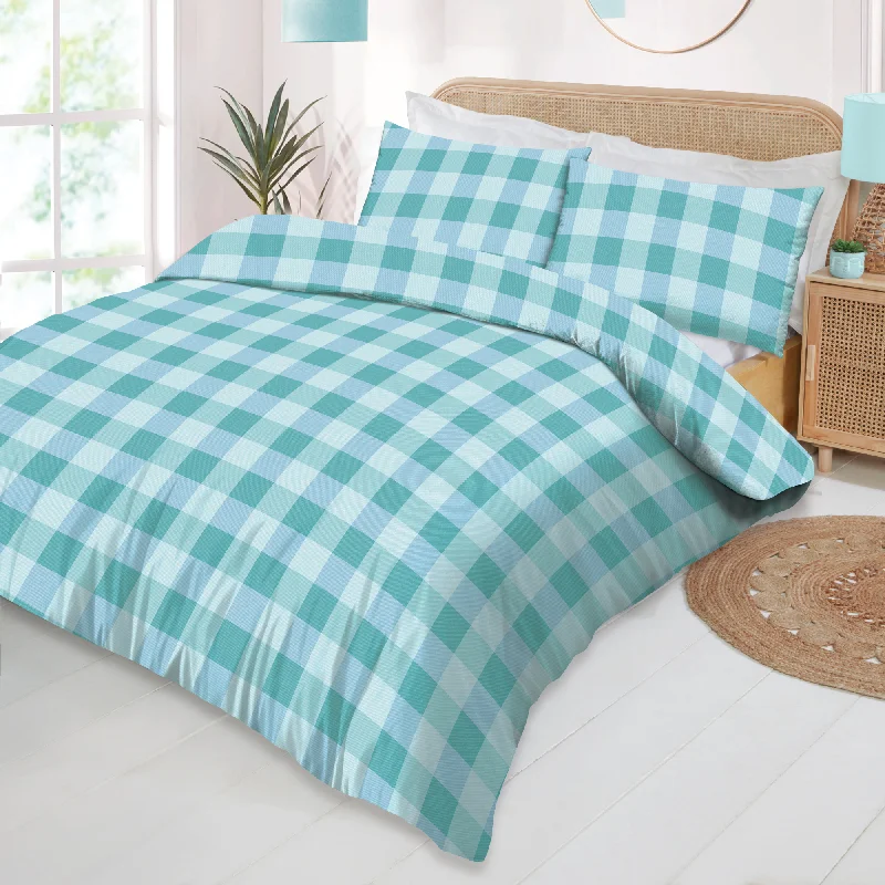 Lewis's Cassidy Duvet Set - Duck Egg