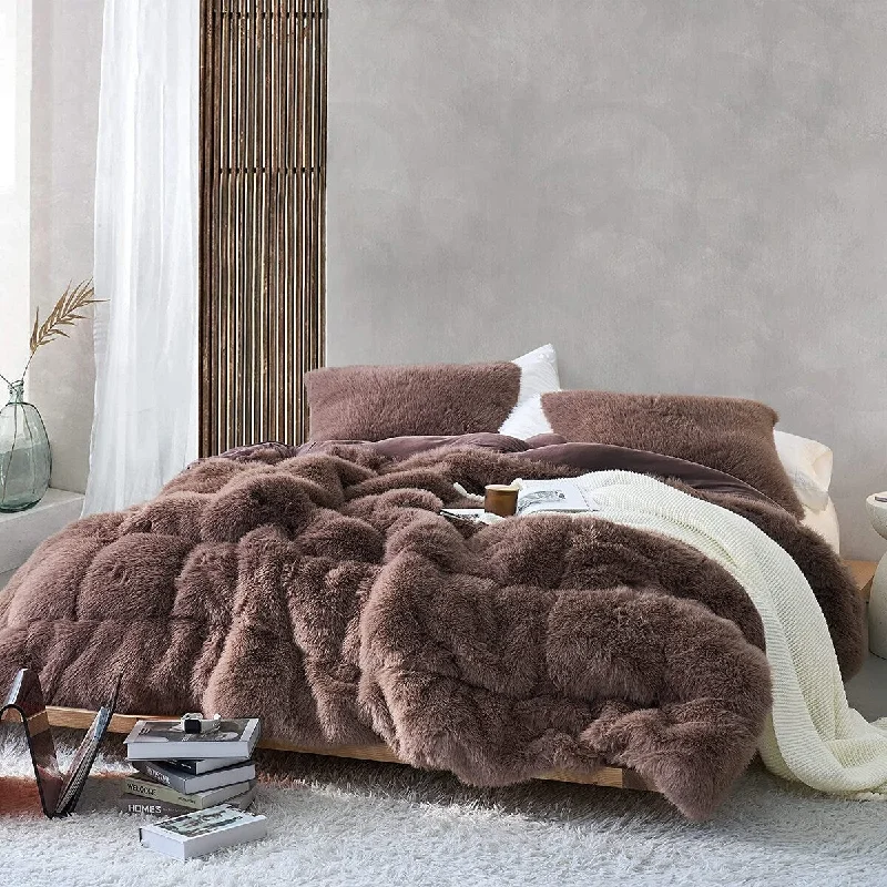 Messy Hair Day - Coma Inducer® Oversized Comforter - Chocolate Taupe