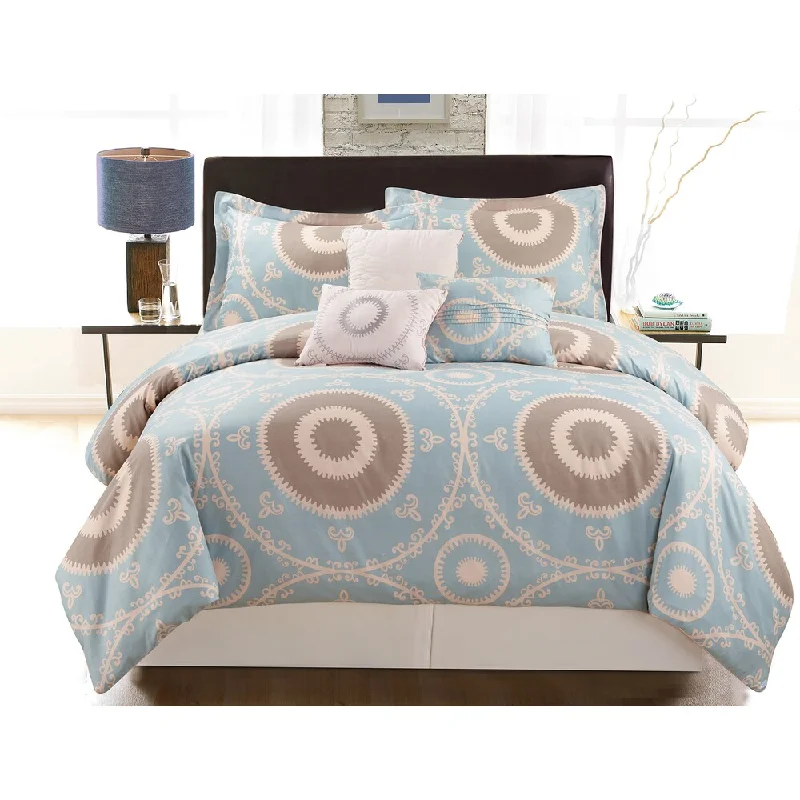 Mika 6-Piece Vibrant Printed Comforter Set