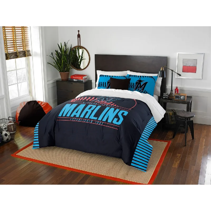 MLB 849 Marlins Grandslam F/Q Comforter Set