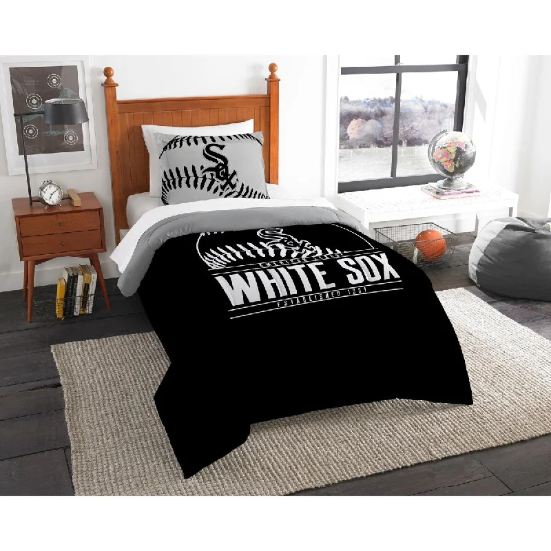 MLB 86201 White Sox Grandslam Twin Comforter Set