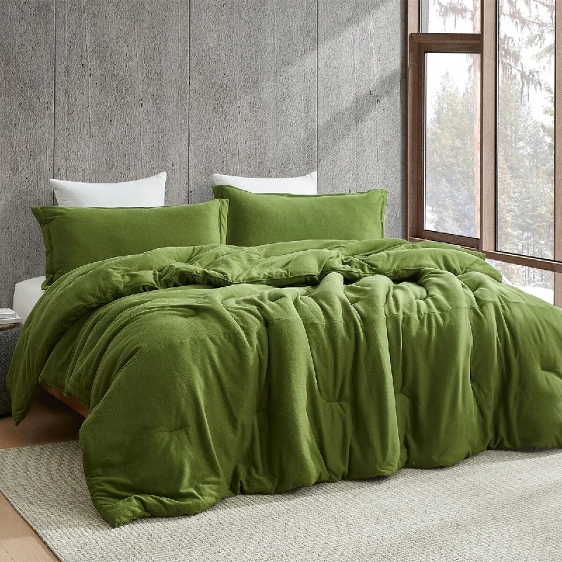 My Favorite Sweatshirt - Coma Inducer® Oversized Comforter Set - Cedar Green