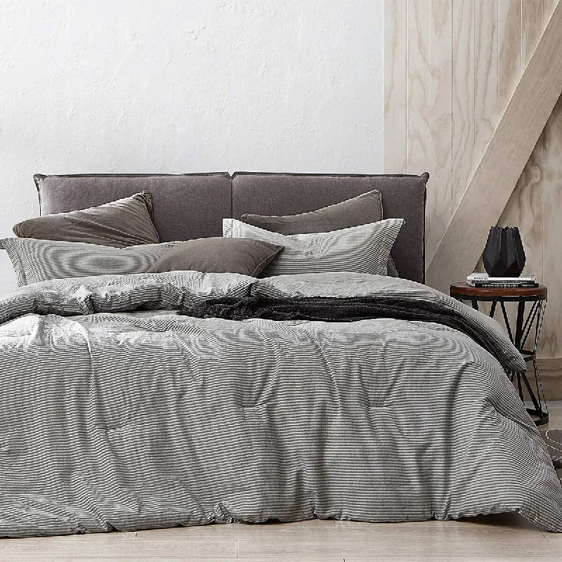 Native Stripe Oversized Comforter - 100% Yarn Dyed Cotton