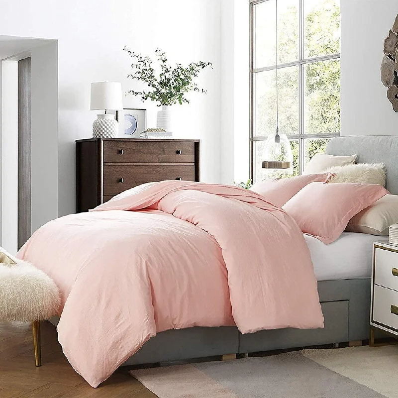 Natural Loft Oversized Comforter Set - Rose Quartz