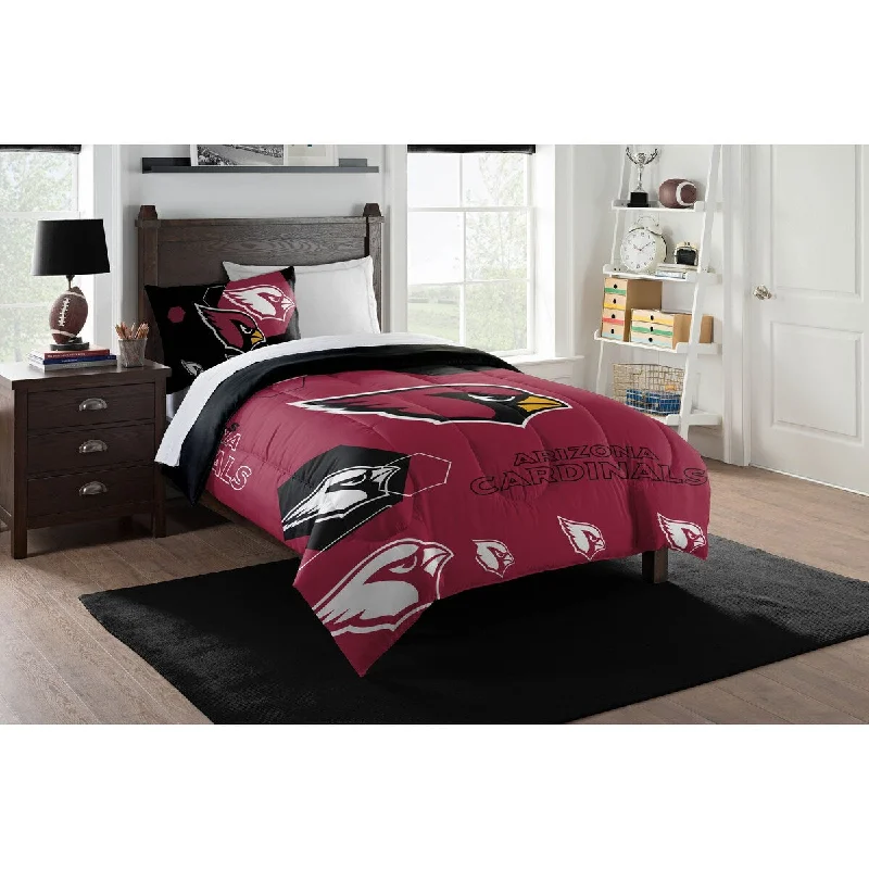 NFL 862 Cardinals Hexagon Twin Comforter