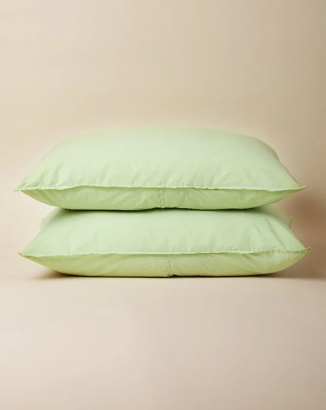 Nile Green Chambray Pillowcase Set