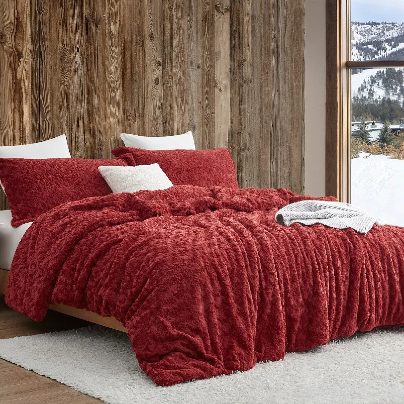 Obsessed - Coma Inducer® Oversized Comforter Set - Deepest Red