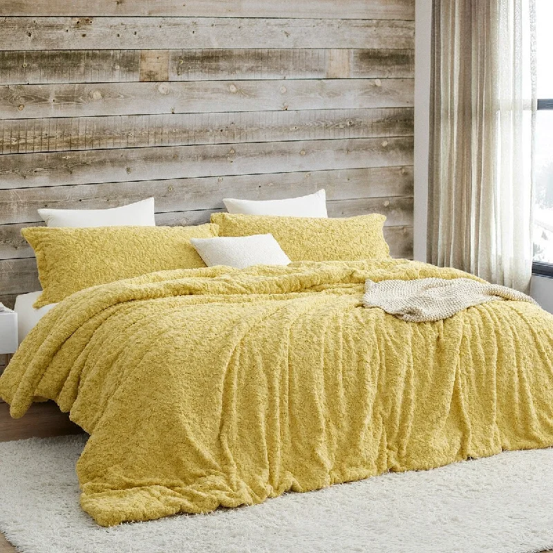 Obsessed - Coma Inducer® Oversized Comforter Set - Turmeric Yellow