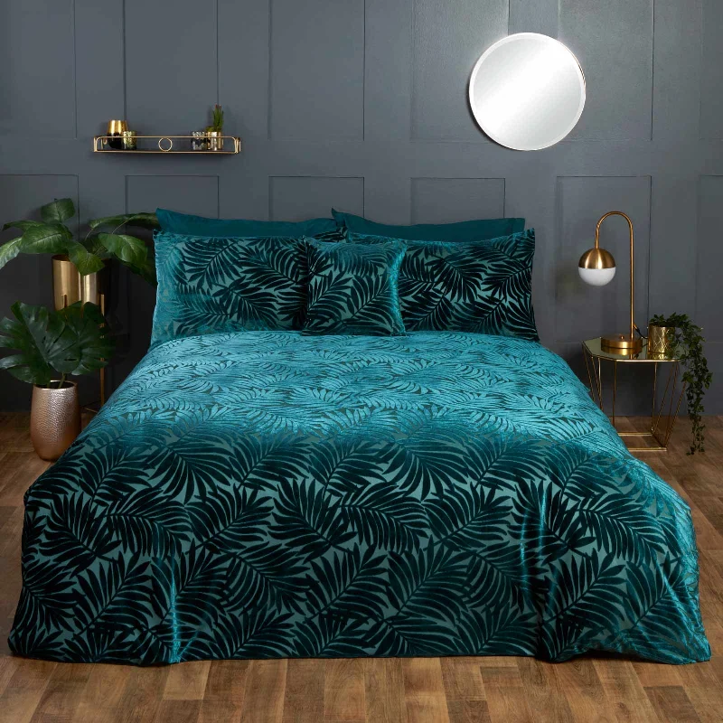 Paloma Duvet Cover Set Emerald