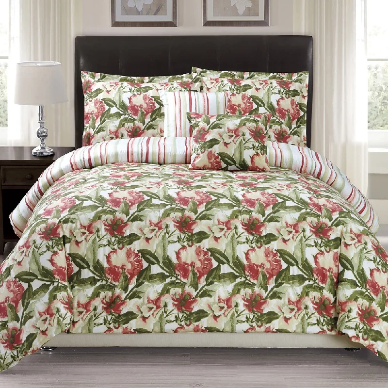 Panama Jack Orchid Grace 5-piece Comforter Set