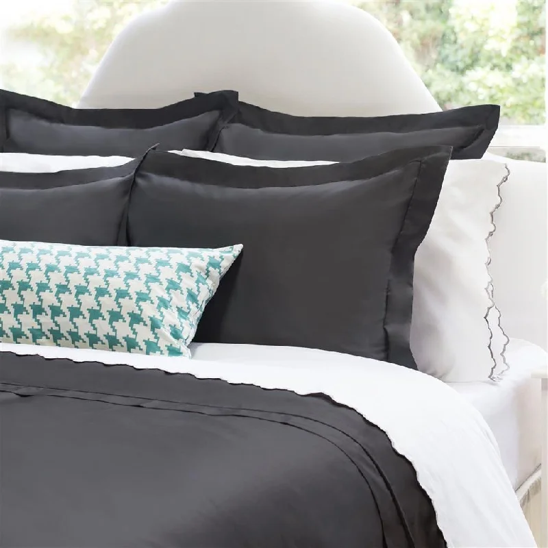 Peninsula Charcoal Grey Duvet Cover