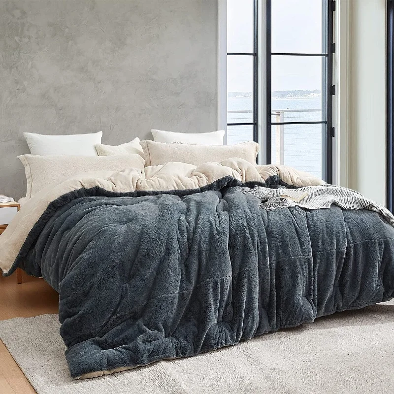 Plumpy Pudgy Portly Chunky Bunny - Coma Inducer® Oversized Comforter Set - Poppy Seed Birch